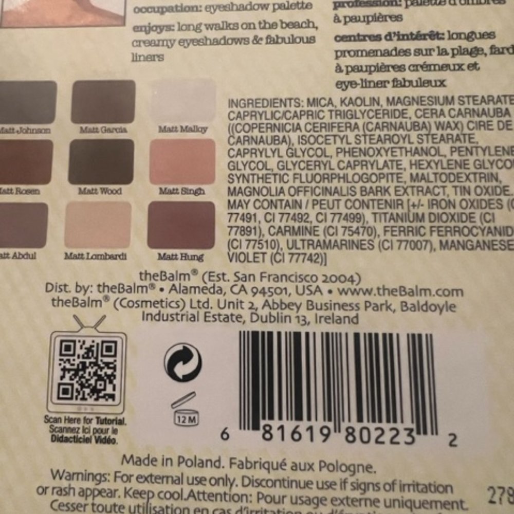 NWOT The Balm Never used Makeup - Eyeshadow Palette, Blush, & Face Palette - Picture 8 of 9
